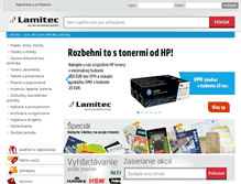 Tablet Screenshot of lamitec.sk